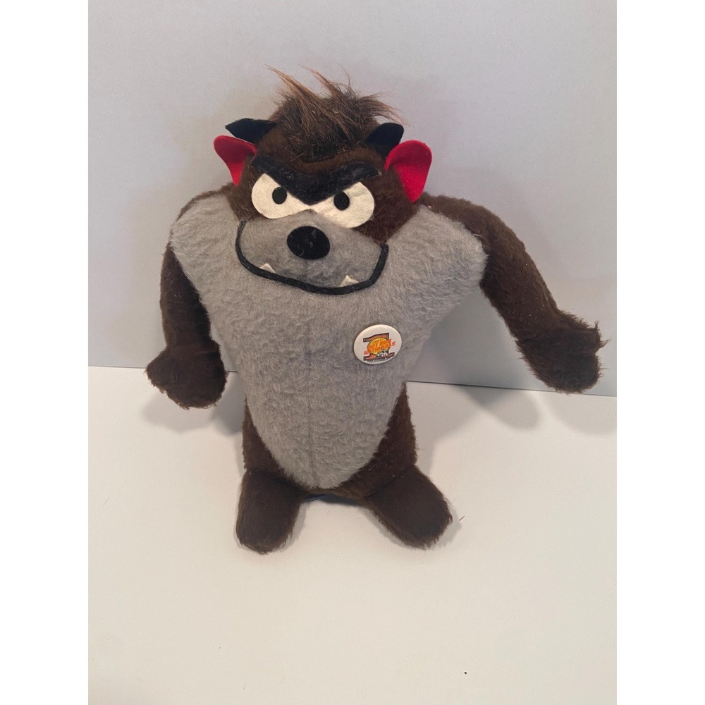 Vintage 1971 Tazmanian Devil Stuffed Plush Toy Warner Brothers Looney Tunes Taz